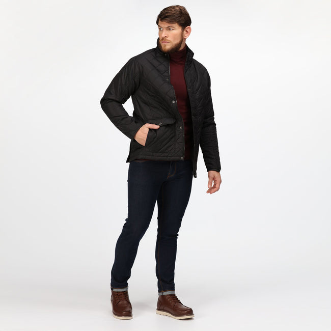 Black - Lifestyle - Regatta Professional Mens Quilted Jacket