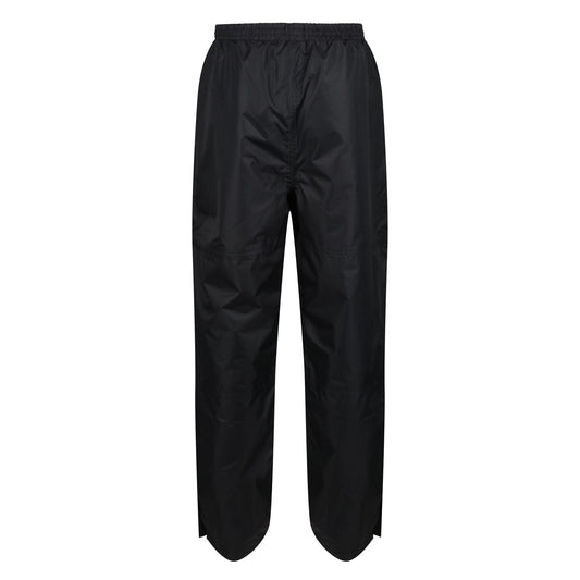 Black - Front - Regatta Professional Mens Waterproof Breathable Trousers
