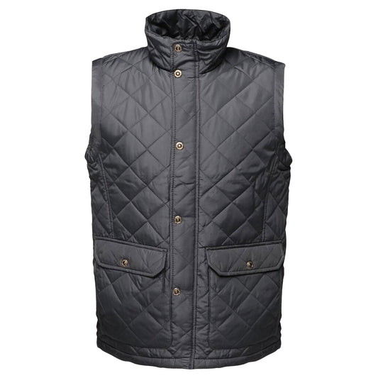 Navy - Front - Regatta Professional Mens Quilted Body Warmer