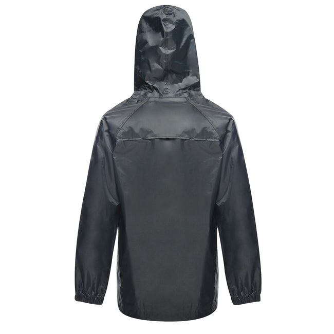 Navy - Back - Regatta Professional Childrens-Kids Waterproof Jacket