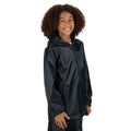 Navy - Side - Regatta Professional Childrens-Kids Waterproof Jacket