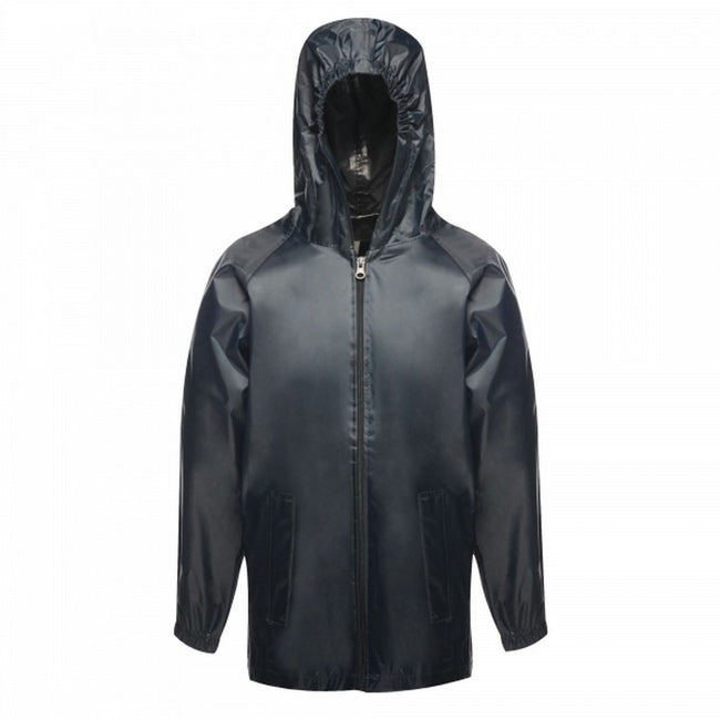 Navy - Front - Regatta Professional Childrens-Kids Waterproof Jacket