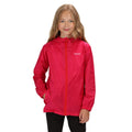 Cabaret - Side - Regatta Great Outdoors Childrens-Kids Pack It Jacket III Waterproof Packaway Black