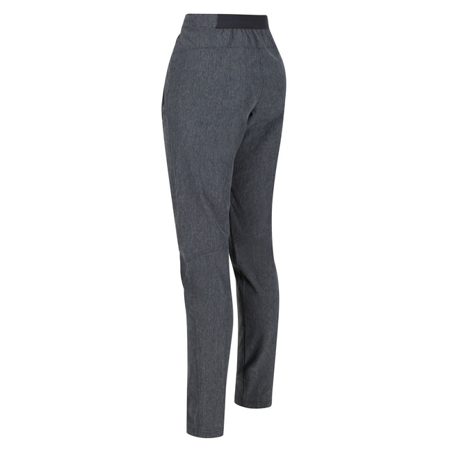 Seal Grey Marl - Close up - Regatta Womens-Ladies Pentre Stretch Trousers
