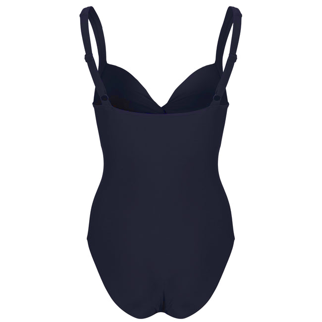 Navy - Back - Regatta Womens-Ladies Sakari Swimming Costume