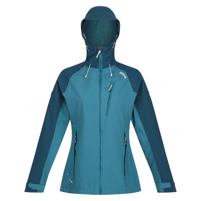 Dragonfly Ink-Reflective - Front - Regatta Womens-Ladies Birchdale Shell Waterproof Jacket