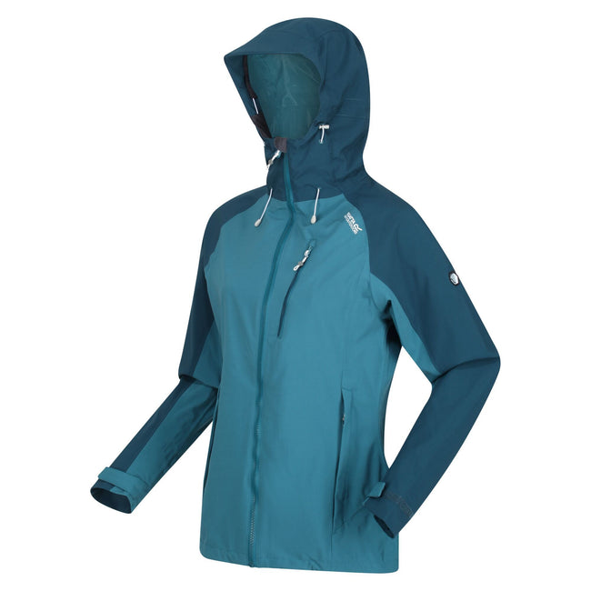 Dragonfly Ink-Reflective - Side - Regatta Womens-Ladies Birchdale Shell Waterproof Jacket