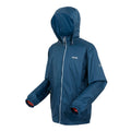 Moonlight Denim-Tangerine Tango - Side - Regatta Mens Lyle IV Waterproof Hooded Jacket