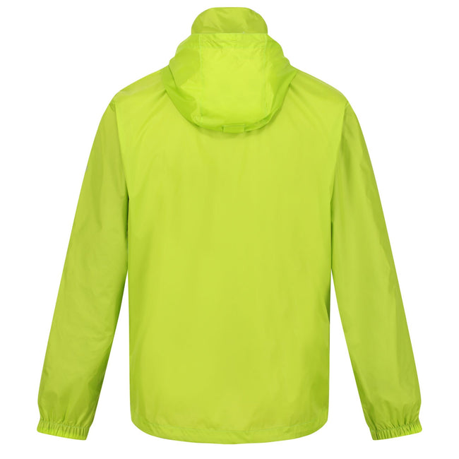 Bright Kiwi - Back - Regatta Mens Lyle IV Waterproof Hooded Jacket