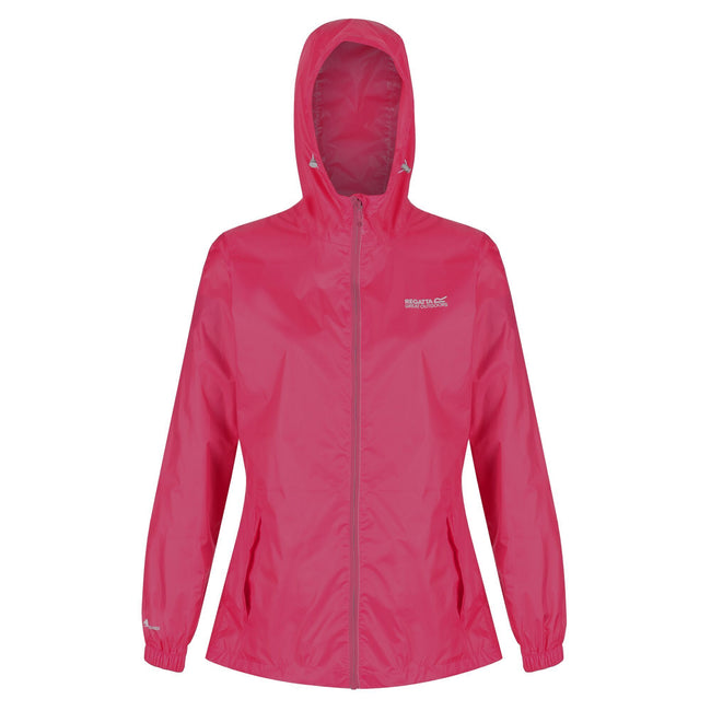 Rethink Pink - Front - Regatta Womens-Ladies Pack It III Waterproof Jacket