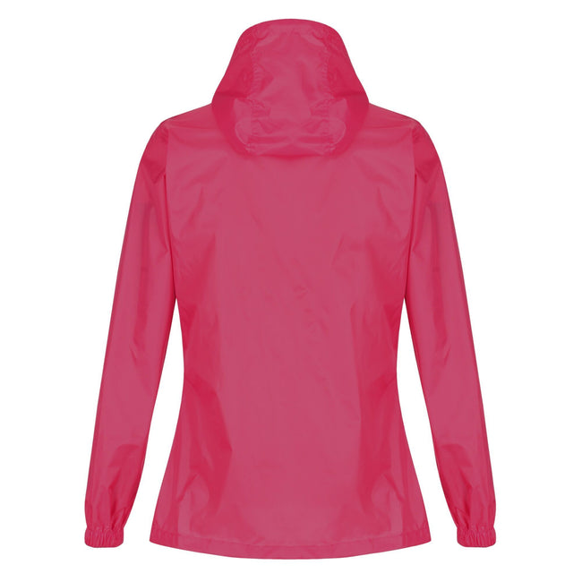 Rethink Pink - Back - Regatta Womens-Ladies Pack It III Waterproof Jacket