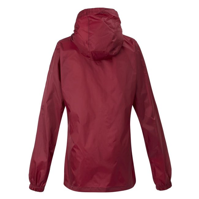 Rumba Red - Back - Regatta Womens-Ladies Pack It III Waterproof Jacket