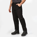 Black - Side - Regatta Professional Mens Waterproof Trousers