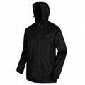 Black - Side - Regatta Mens Pack It III Waterproof Jacket