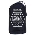 Navy - Lifestyle - Regatta Mens Pack It III Waterproof Jacket