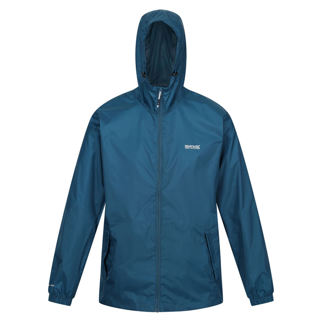 Moroccan Blue - Front - Regatta Mens Pack It III Waterproof Jacket