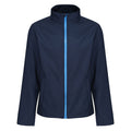 Navy-French Blue - Front - Regatta Professional Mens Soft Shell Jacket