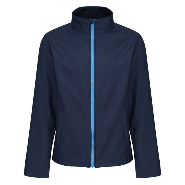 Navy-French Blue - Front - Regatta Professional Mens Soft Shell Jacket