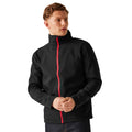 Black-Classic Red - Side - Regatta Professional Mens Soft Shell Jacket