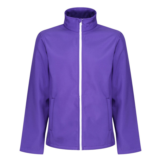 Purple-Black - Front - Regatta Professional Mens Soft Shell Jacket