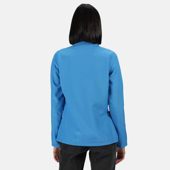 French Blue-Navy - Lifestyle - Regatta Professional Womens-Ladies Printable Soft Shell Jacket