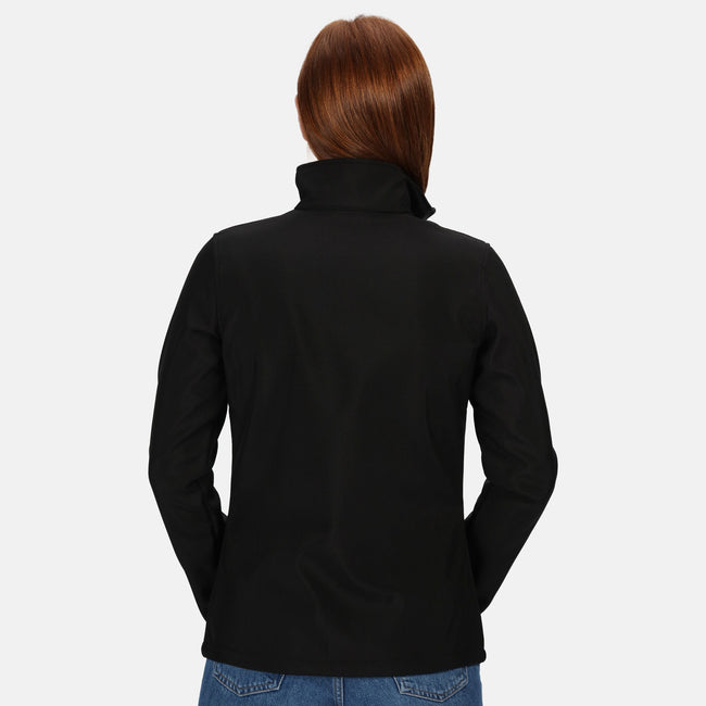 Black-Black - Lifestyle - Regatta Professional Womens-Ladies Printable Soft Shell Jacket