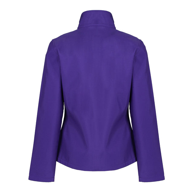 Purple-White - Lifestyle - Regatta Professional Womens-Ladies Printable Soft Shell Jacket