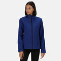 Royal Blue-Black - Back - Regatta Professional Womens-Ladies Printable Soft Shell Jacket