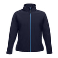 Navy Blue-French Blue - Front - Regatta Professional Womens-Ladies Printable Soft Shell Jacket