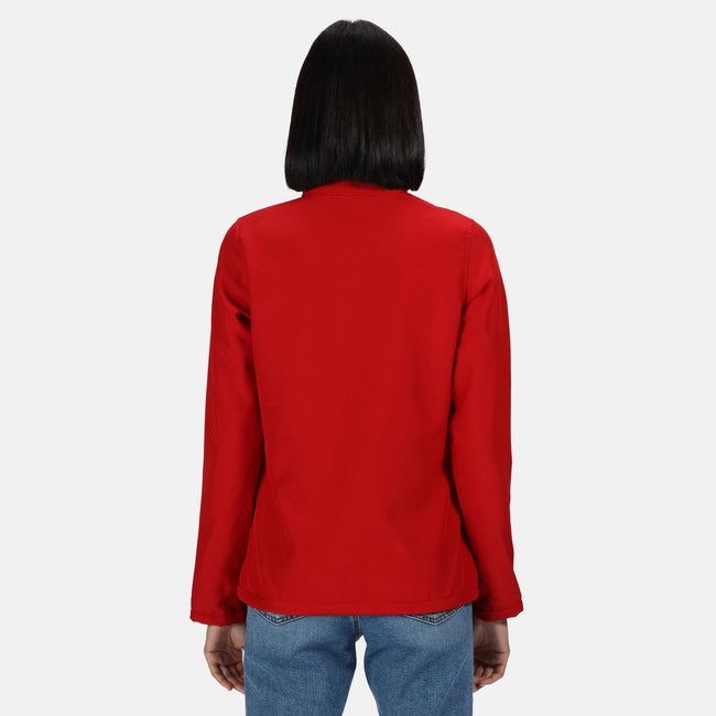 Classic Red-Black - Lifestyle - Regatta Professional Womens-Ladies Printable Soft Shell Jacket