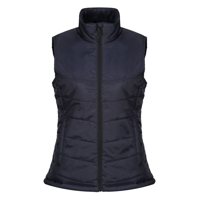 Navy - Front - Regatta Professional Womens-Ladies Stage II Insulated Body Warmer