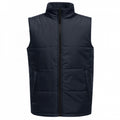 Navy-Black - Front - Regatta Professional Mens Quilted Insulated Body Warmer