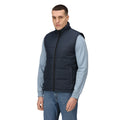 Navy-Black - Side - Regatta Professional Mens Quilted Insulated Body Warmer