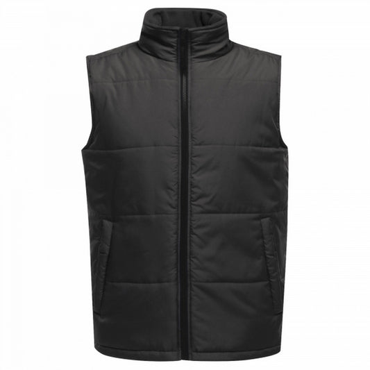 Seal Grey-Black - Front - Regatta Professional Mens Quilted Insulated Body Warmer