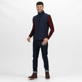 Navy - Side - Regatta Professional Mens Softshell 3 Layer Body Warmer