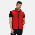 Classic Red - Side - Regatta Professional Mens Softshell 3 Layer Body Warmer