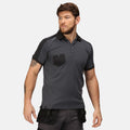 Seal Grey - Back - Regatta Professional Mens Polo Shirt