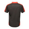 Black-Classic Red - Lifestyle - Regatta Professional Mens Contrast Coolweave Polo Shirt