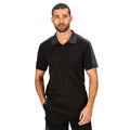 Black-Seal Grey - Side - Regatta Professional Mens Contrast Coolweave Polo Shirt
