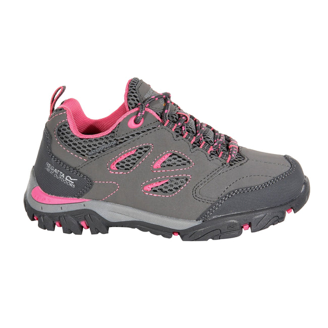 Steel-Tulip - Back - Regatta Childrens-Kids Holcombe Low Junior Hiking Boots