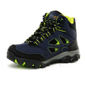 Navy-Lime Punch - Side - Regatta Childrens-Kids Holcombe IEP Junior Hiking Boots