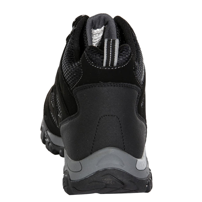 Black-Granite - Side - Regatta Mens Holcombe IEP Mid Hiking Boots