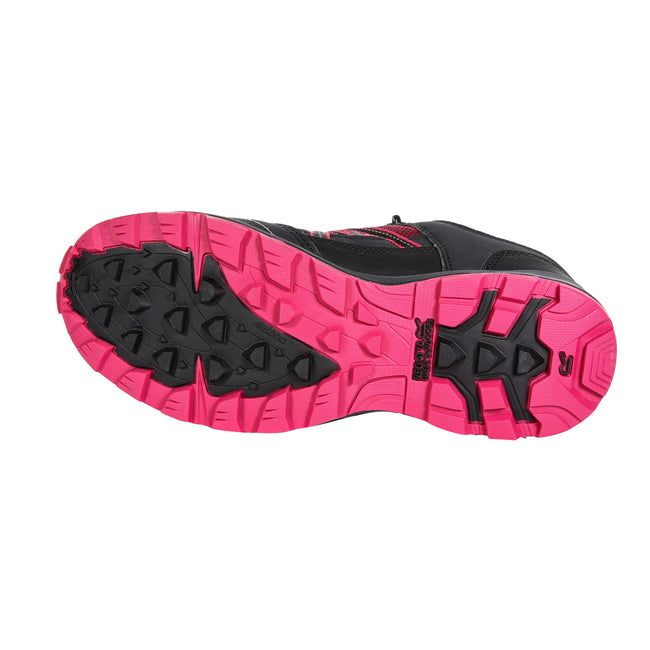 Dark Cerise-Ash - Pack Shot - Regatta Womens-Ladies Samaris Low II Hiking Boots
