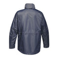 Grey Blue - Back - Regatta Professional Mens Hooded Padded Jacket