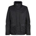 Traffic Black - Side - Regatta Professional Mens Hooded Padded Jacket