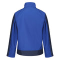 Light Blue-Black Blue - Back - Regatta Mens Contrast 3 Layer Softshell Full Zip Jacket
