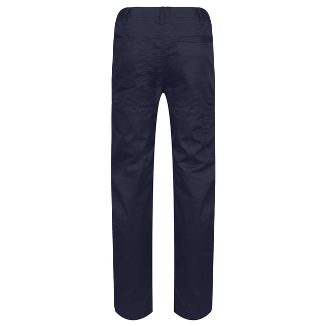 Navy - Back - Regatta Professional Mens Waterproof Trousers