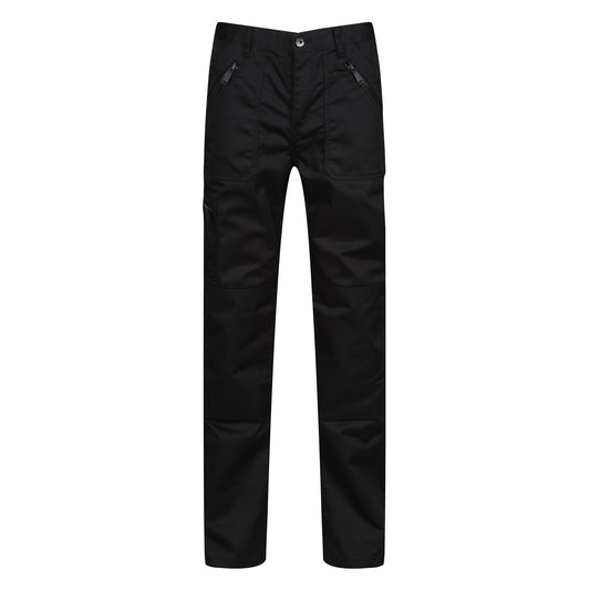 Traffic Black - Front - Regatta Professional Mens Waterproof Trousers