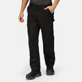 Traffic Black - Side - Regatta Professional Mens Cargo Waterproof Trousers