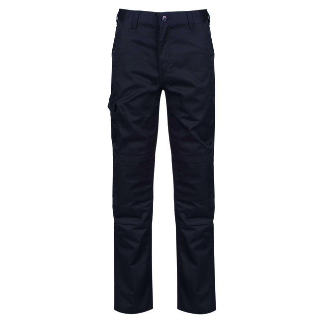 Navy - Front - Regatta Professional Mens Cargo Waterproof Trousers